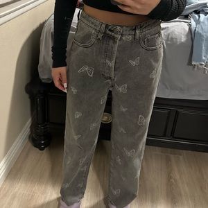 butterfly jeans